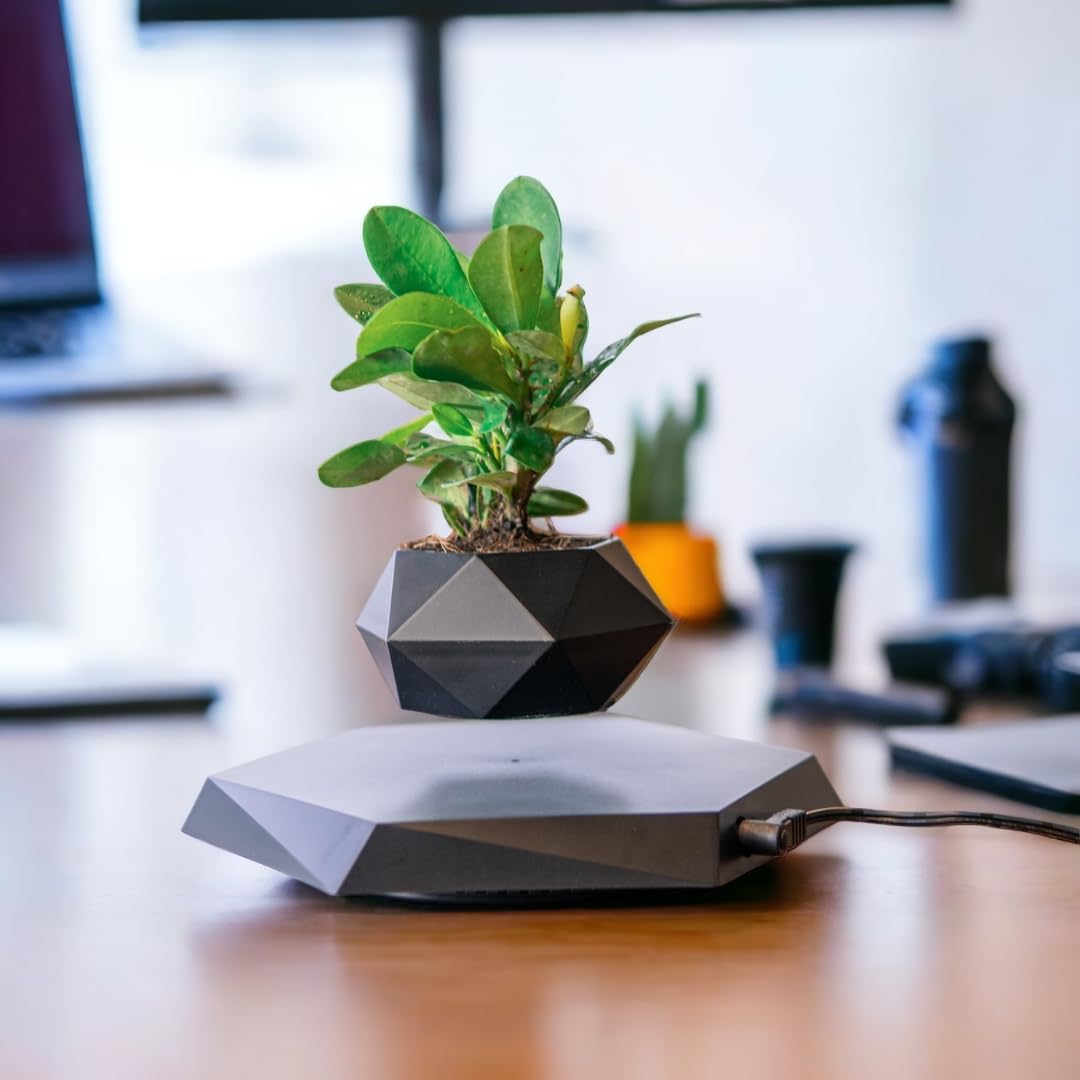 Floating Levitating Magnetic Plant Pot